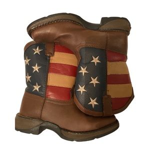 American flag Durango boots. Kids